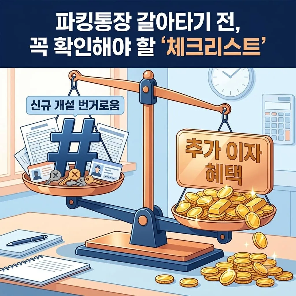 파킹통장 갈아타기, 금리 몇 %p 차이면 옮기는 게 이득일까? 2 파킹통장 갈아타기