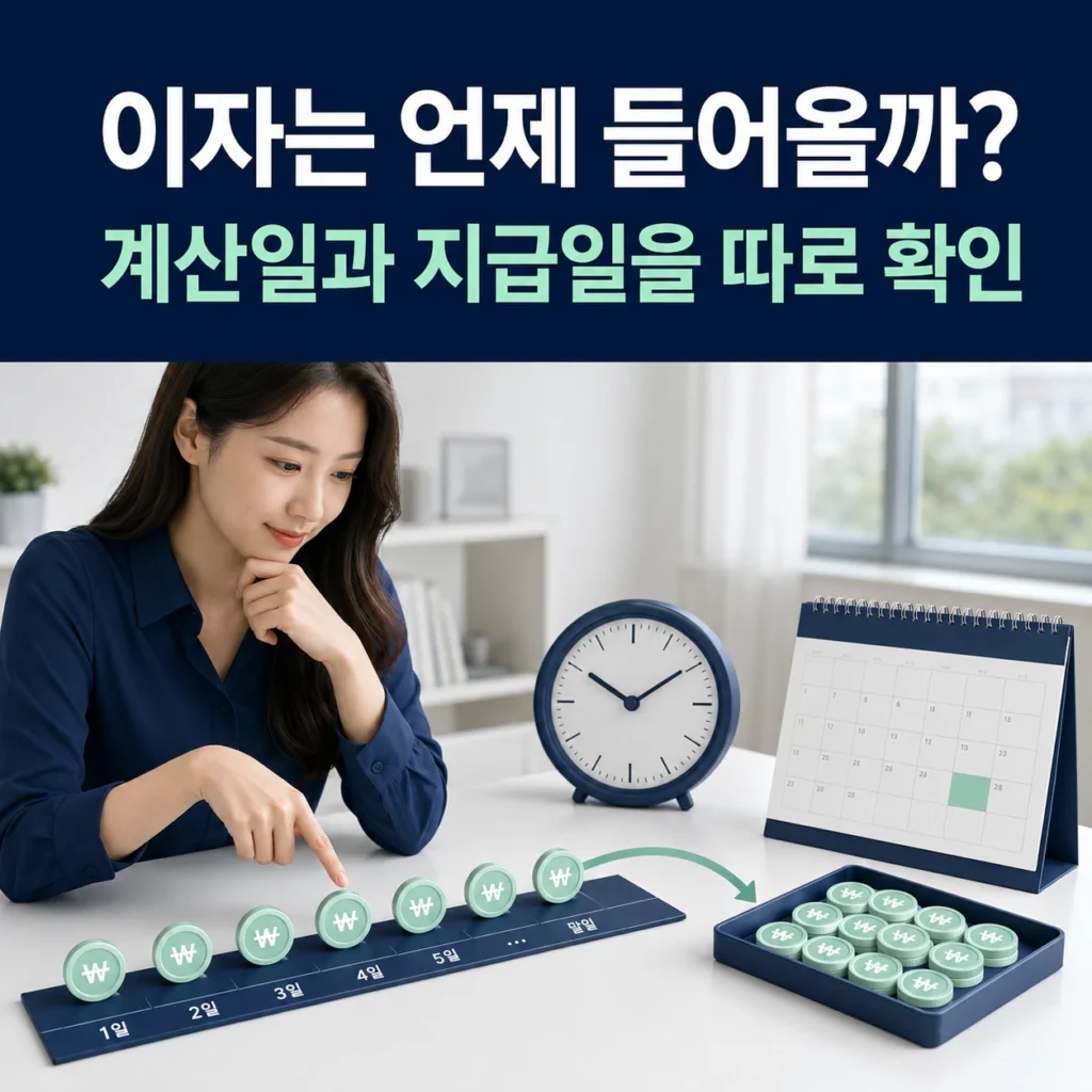 파킹통장 이자 지급일 언제 들어올까? 매일 계산·월 지급 차이 총정리 2 파킹통장 이자 지급일
